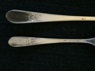 Wm Rogers BELOVED Pattern Flatware IS Silverplate Silverware Vintage - spoon and 3