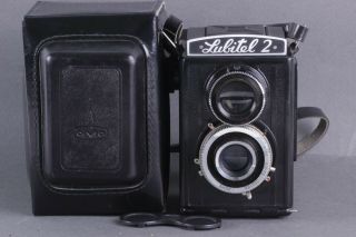 Rare Lomo Lubitel - 2 Export Vintage Medium Format Soviet Tlr Film Camera Exc