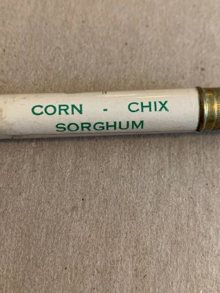 Antique Advertising Bullet Pencil - DeKalb Seed Corn Chix Sorghum 3