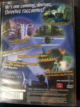 Sly Cooper and the Thievius Raccoonus (PlayStation 2) Greatest Hits CiB Ps2 Rare 2