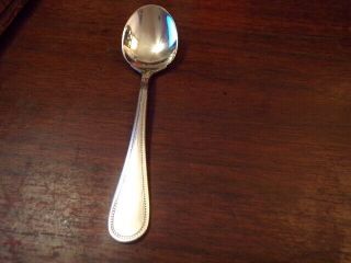 Towle Beaded Antique Sugar Spoon 18/10 Stainless Silverware 6 1/8”