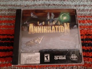 Rare Total Annihilation (pc,  1997) Video Game -
