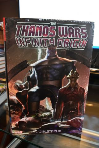 The Thanos Wars Infinity Origin By Jim Starlin Omnibus Marvel Hardcover Rare