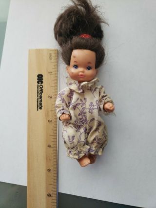 Vintage Heart Family Barbie Baby Toddler Doll With Clothes 1976 Mattel