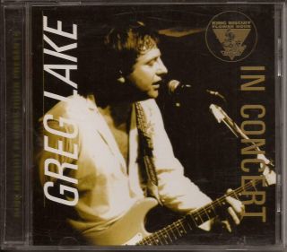 Greg Lake King Biscuit In Concert Cd Rare Live November 5,  1981 Gary Moore 1995