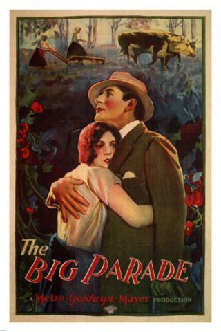 The Big Parade By King Vidor Movie Poster 1925 24x36 Classic Vintage Hot