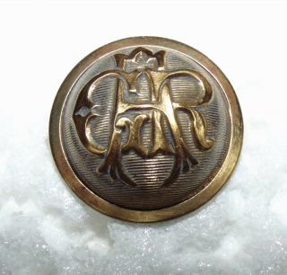 Antique 1876 Gar " Grand Army Of The Republic " Brass Uniform Button 1421