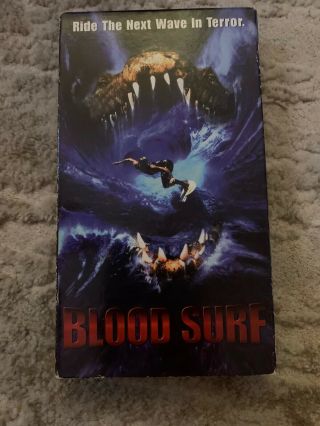 Blood Surf Vhs Rare Alligator Horror Straight To Video