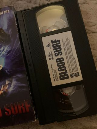 Blood Surf VHS Rare Alligator Horror Straight To Video 3