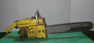 Mcculloch Pro Mac 10 - 10 Automatic Chainsaw Vintage Rare Old