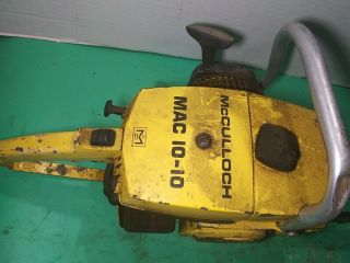 Mcculloch Pro Mac 10 - 10 Automatic Chainsaw vintage rare old 2