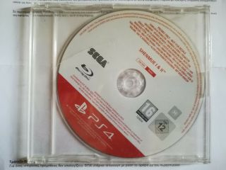 Shenmue 1&2 / Ps4 / Promo Game / Playstation / Very Rare Press / 2018