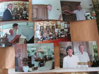 John Wayne Western Star At Home Candid Personal Real 7 Photos Rare