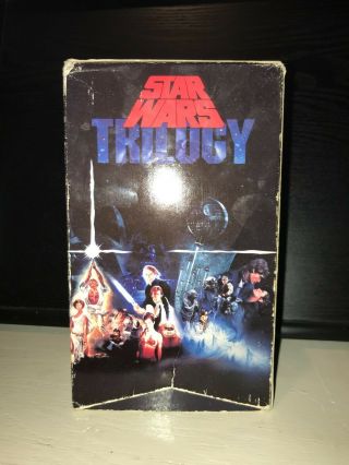 Star Wars Trilogy On Vhs - Red Letter Set 1992 Pre 