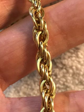 Vintage Gold Chain Necklace 18” Vintage Jewelry Gold Necklace Mens Women Unisex