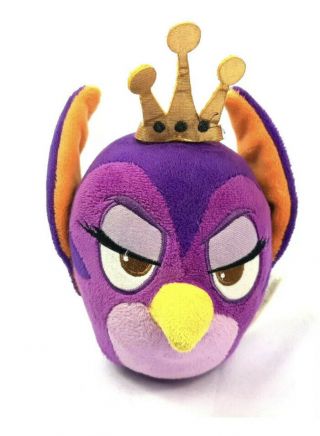Rare 5” Angry Birds Stella Gale Plush Purple Queen Of Pigs Bendable Tail Htf