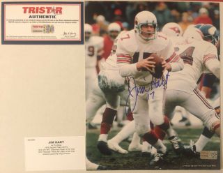 Jim Hart Auto Autograph Signed 8x10 Photo Tri - Star Rare Cardinals