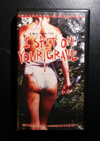 I Spit On Your Grave (vhs,  1999) Rare Anchor Bay Clam Shell Horror Cult Sleaze