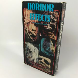 Horror Effects: Hosted By Tom Savini Vhs Simitar Video Htf Oop Rare Collectible