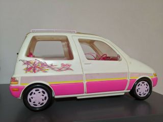 Rare Vintage 1995 Mattel Barbie Picnic Mini Van Many Accessories