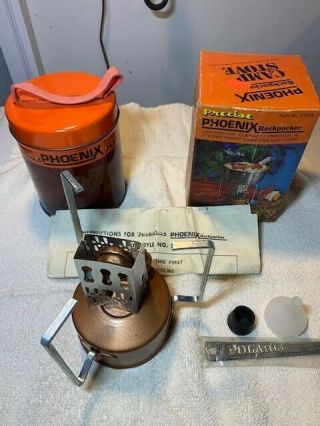 Rare Phoenix Backpacker Camping Hiking Camp Stove The Mite