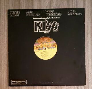 Kiss - Rare " Assembled For Radio " Promo Vinyl Lp Ex/vg,