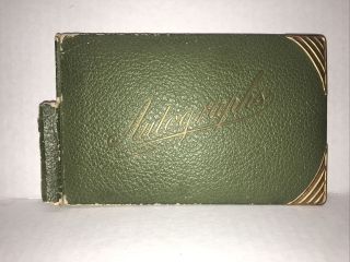 Antique 1900 1901 Autograph Book Handwritten Notes Every Page
