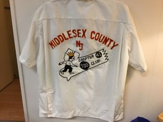 Vintage Bowling League Shirt Middlesex County Nj Chapter 41 700 Club