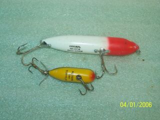 2 Heddon Fishing Lures - Tiny Torpedo,  Zara Spook