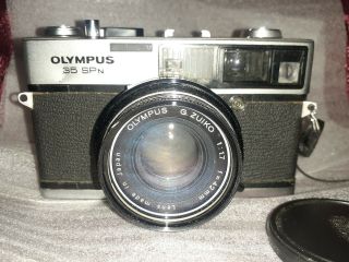 Rare Olympus 35 Spn 35mm Rangefinder Film Camera Made In Japan