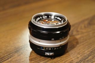 Nikon Kogaku Nikkor - S Auto 50mm f1.  4 - RARE prime lens 2
