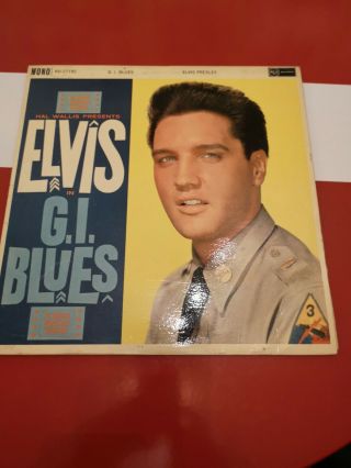 Elvis Presley: " G I Blues " (1961),  Rare Vinyl Lp In Vgc.