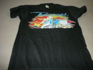 Rare Vintage 1981/82 Unsold Diesel Watts In A Tank Rock T - Shirt - Small