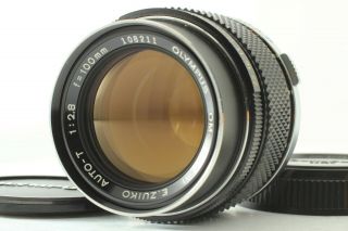 【rare Mint】 Olympus Om - System E.  Zuiko Auto - T 100mm F/2.  8 Mf Lens From Japan