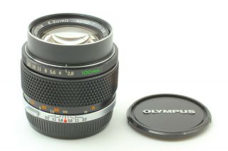【Rare Mint】 Olympus OM - System E.  Zuiko Auto - T 100mm F/2.  8 MF Lens from JAPAN 3