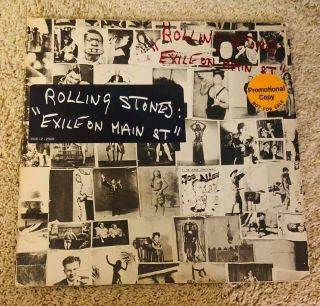 Rolling Stones Exile On Main Street Rare Promo Sticker 1972 Mick Jagger