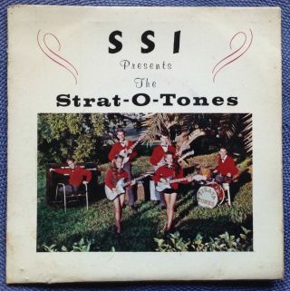 THE STRAT - O - TONES - SSI PRESENTS rare US PRIVATE EP 1965 / FLORIDA GARAGE / EX, 2