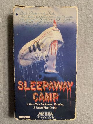 Sleepaway Camp 1985 Media Vhs Release Vhs Horror Rare
