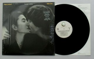 Beatles 1980 John Lennon ‘ Double Fantasy ‘ Album With Rare 4 Song Hype Sticker