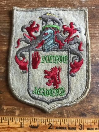 Antique Kehoe Family Crest Irish Red Hand Felt Embrodiery Clan Patch