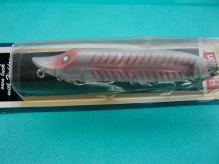 Limited Heddon Vamp Lipless Spook - Clear Silver Scale /red Herringbone - Unfished