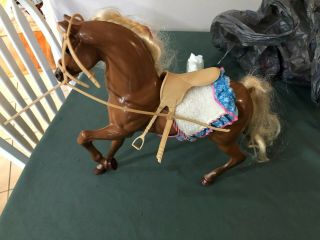 Vintage 1983 Mattel Barbie Doll Horse 10.  5”tall Animal Pet
