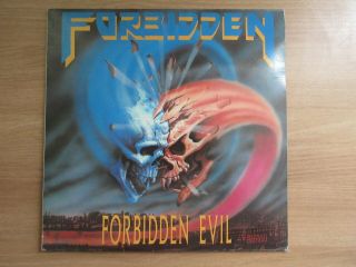 Forbidden ‎– Forbidden Evil 1990 Korea Orig Vinyl LP RARE 2