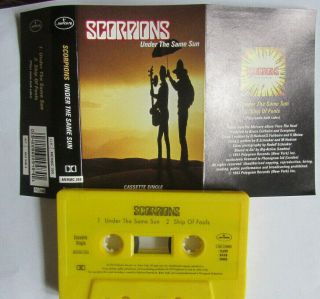 Scorpions Under The Same Sun Rare Cassette Single