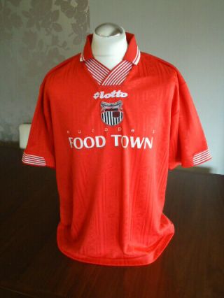 Grimsby Town 1996 Lotto Away Shirt Extra Large Rare Vintage Food Town