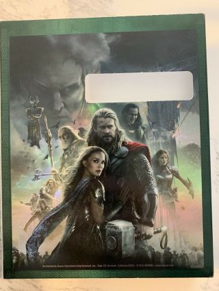 Thor The Dark World Blu Ray Target Rare Slipcover 2