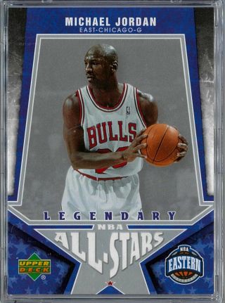 Rare Michael Jordan 2007 - 08 Upper Deck Legendary All Stars Insert