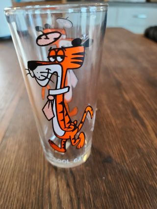 Rare " Cool Cat " Pepsi Collector Warner Bros Looney Tunes 1973 Glass