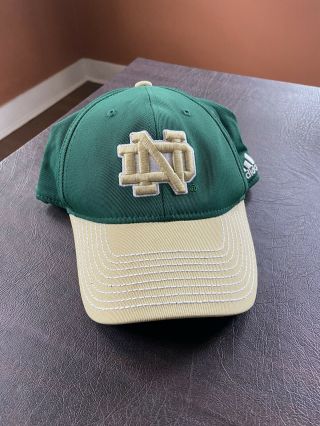 Rare Notre Dame Fighting Irish Adidas 50th Fitted S/m Game Hat