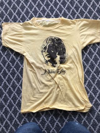 Vintage John Denver 1978 Tour T Shirt Rare